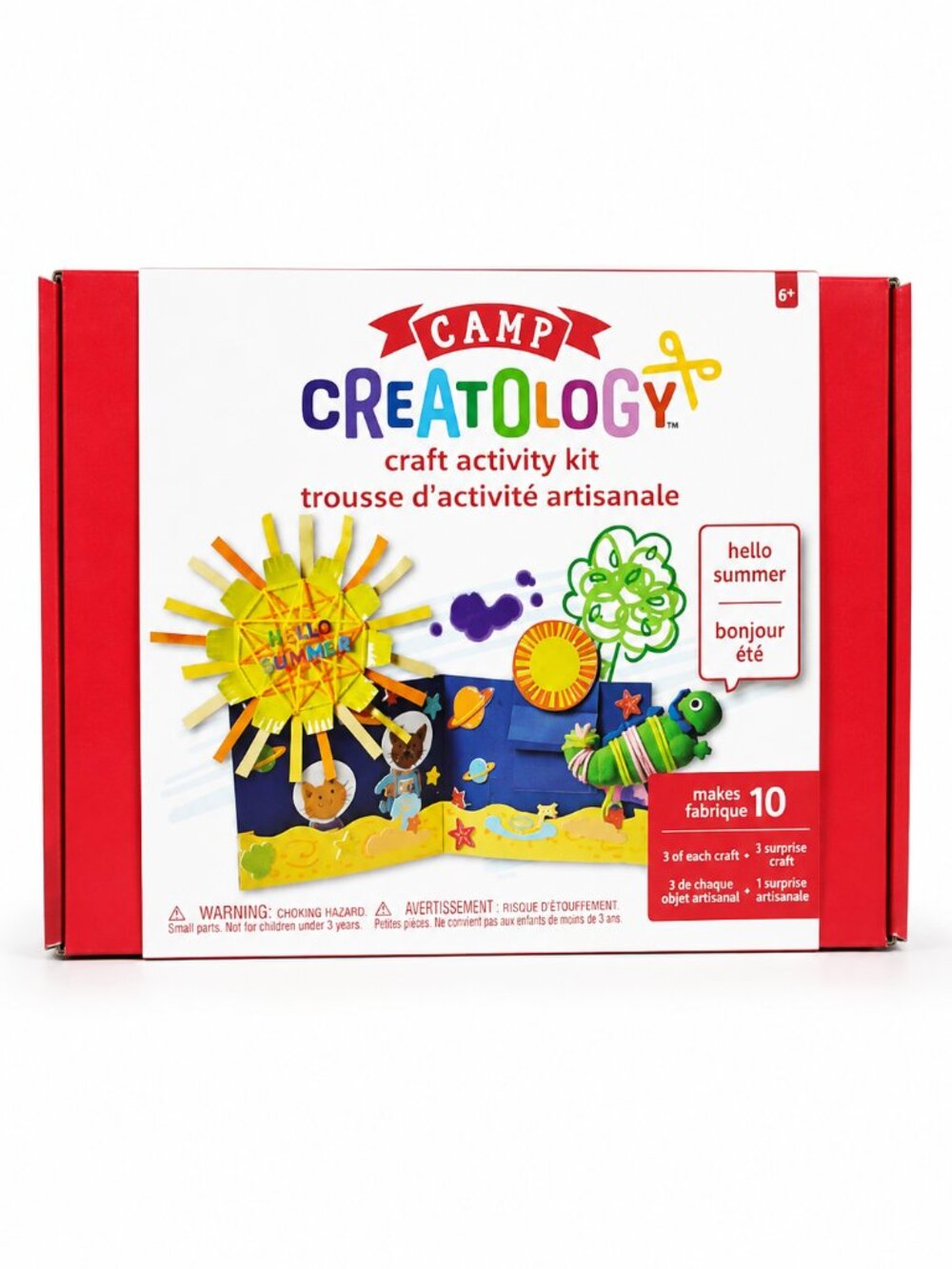 Camp Creatology Hello Summer Craft Kit Makes 10 Crafts